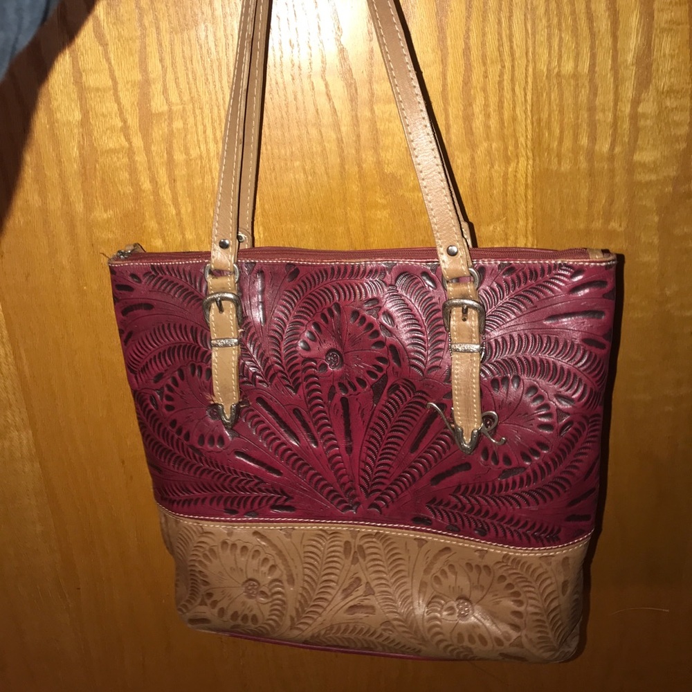 American West tote style hand bag